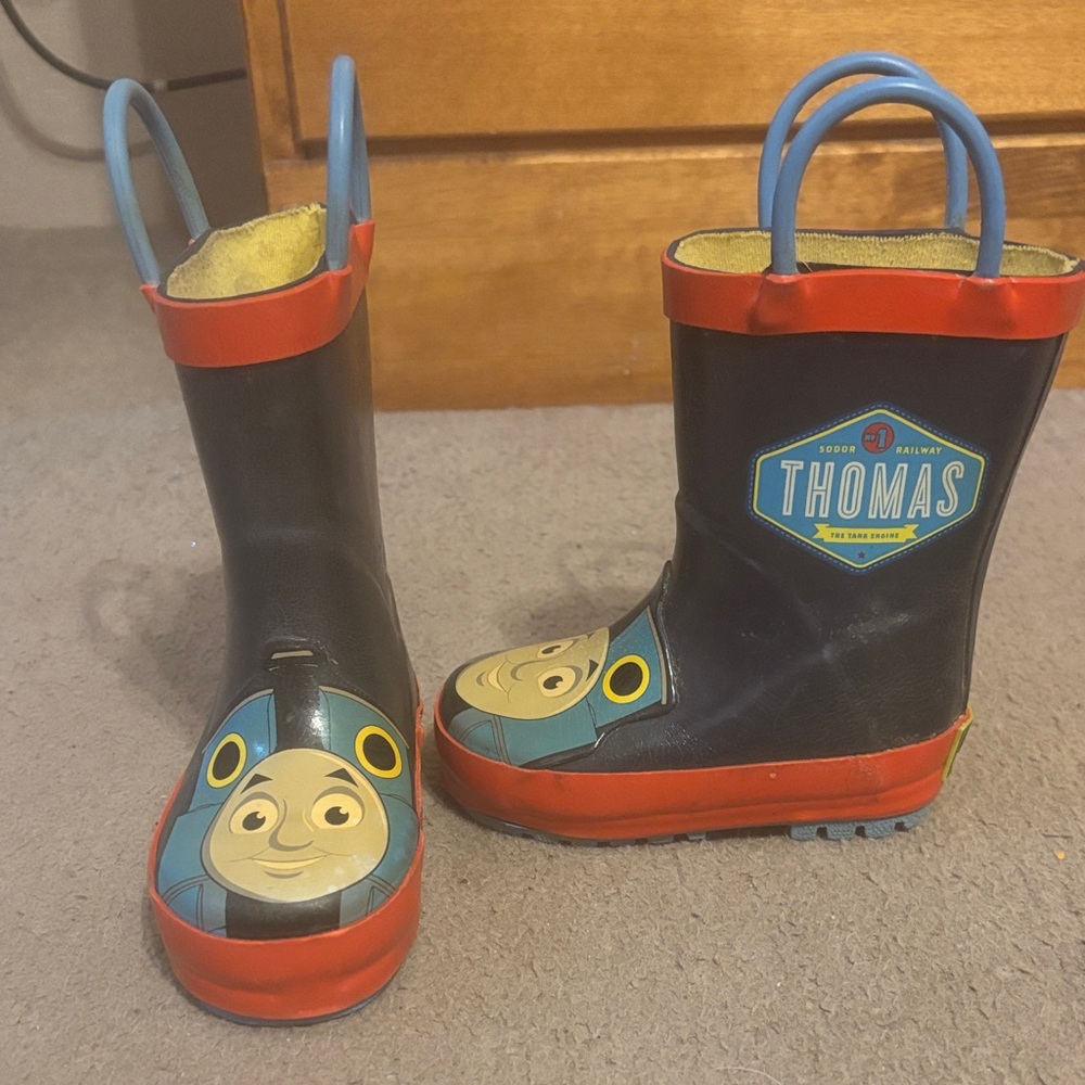 Thomas & Friends Black and Red Kids' Boots